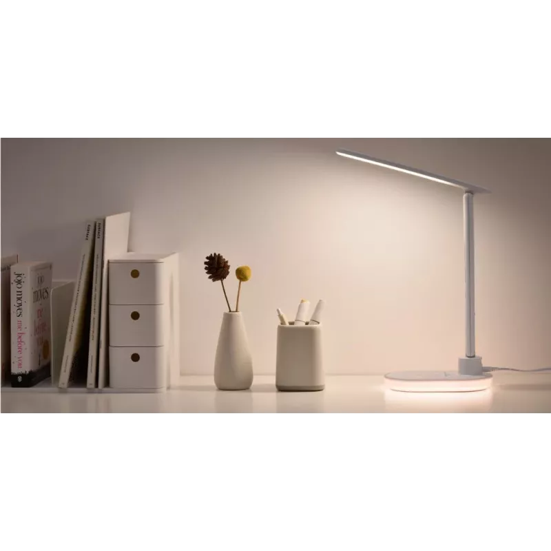 Stalinė lempa Hawk HW-LAMP03 White RGB – reguliuojama LED lempa su RGB apšvietimu