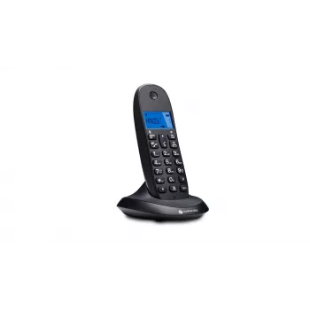 Belaidis telefono ragelis Motorola C1001CB Juodas – DECT belaidis ragelis su 1,6 colių ekranu