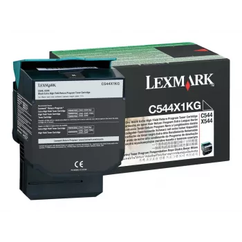 Lexmark C544X1KG – Originalus juodas dažų kasetė, skirta C544dn, C544dtn, C544dw, C544n, X544dn, X544dn RCS, X544dtn, X544dw, X544n