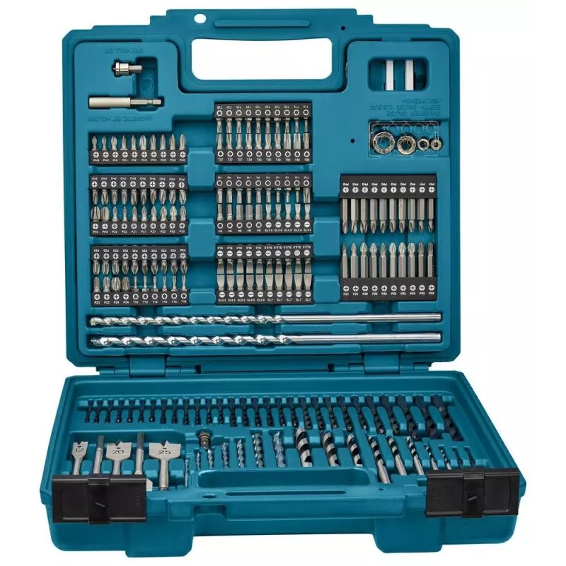 Gręžtų rinkinys Makita E-11689, 256 vnt.
