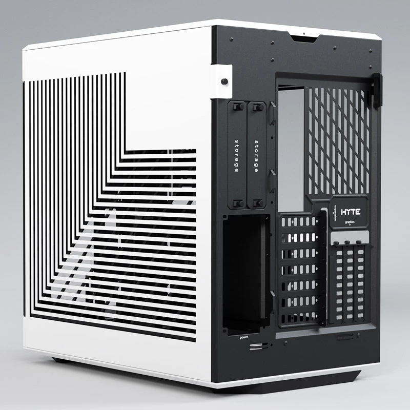 HYTE Y60 Midi Tower Juoda, Balta