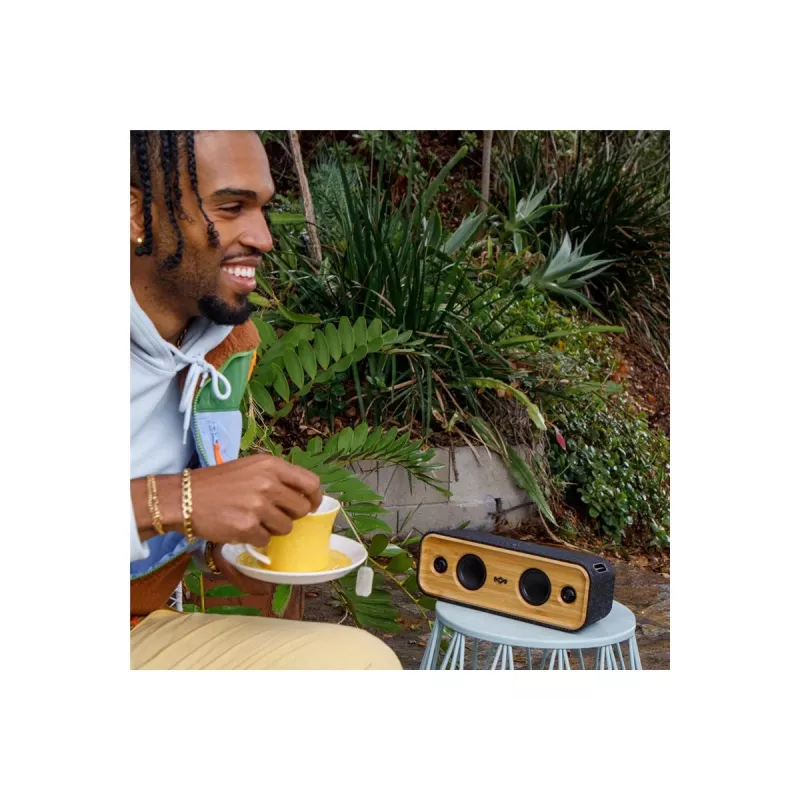 Marley Get Together 2 Speaker Bluetooth juodas nešiojamas belaidis garsiakalbis
