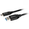 USB 3.2 Gen 2 laidas, USB-A kištukas > USB-C kištukas (juodas, 0,5 m)