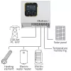 Inverteris QOLTEC ECO Solar Boost 4kW MPPT LCD, 4 kW išėjimas, MPPT valdiklis, LCD ekranas