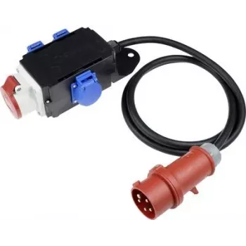 Elektros adapteris AS Schwabe MIXO 61520 – CEE kištukas 3x400V į 3x230V