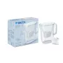 Vandens filtro ąsotis BRITA Style Essential – baltas, 1,4 L filtruoto vandens, 2,4 L talpa