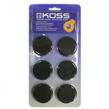 Ausinės pagalvėlės Koss 00 Putplastis Juodos