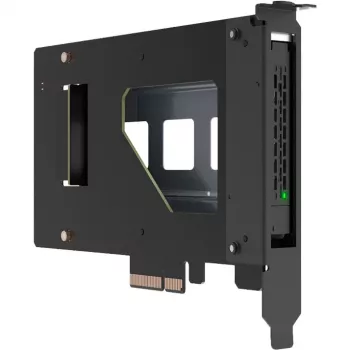 ICY Dock ToughArmor MB111VP-B – Mobilus diskų rack'as M.2 / M.3 SSD – 2,5 colio (6,4 cm) – NVMe – PCIe 4.0 x4 – Juodas (MB111VP-B)