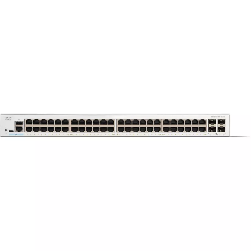 Valdomas jungiklis Cisco Catalyst 1200-48T-4X, 48 prievadų GE, 4x10GE SFP+