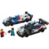 LEGO Speed Champions BMW M4 GT3 ir BMW M Hybrid V8 lenktyninių automobilių konstruktorius 9+ metų vaikams su 2 vairuotojų minifigūrėlėmis
