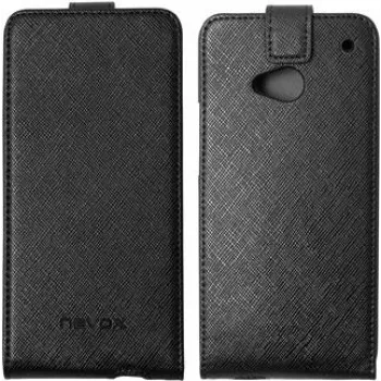 Nevox RELINO dėklas HTC One (M7) FLIP dėklas juodai-pilkas Blister