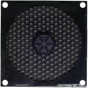 Grotelė su filtru 80 mm, ABS, juoda, Silverstone FF81 (SST-FF81B)