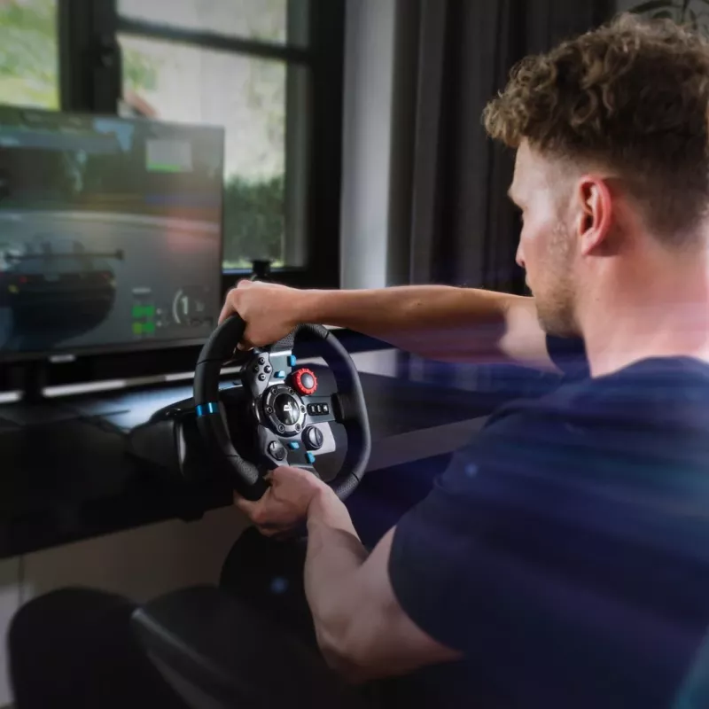 Logitech G G29 Vairas su pedalais PlayStation 3, PlayStation 4, USB 2.0, juodas