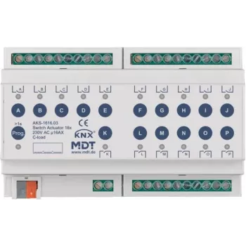 MDT komutacinis pavarų blokas AKS-1616.03 16 kanalų 8TE REG 16A 230VAC