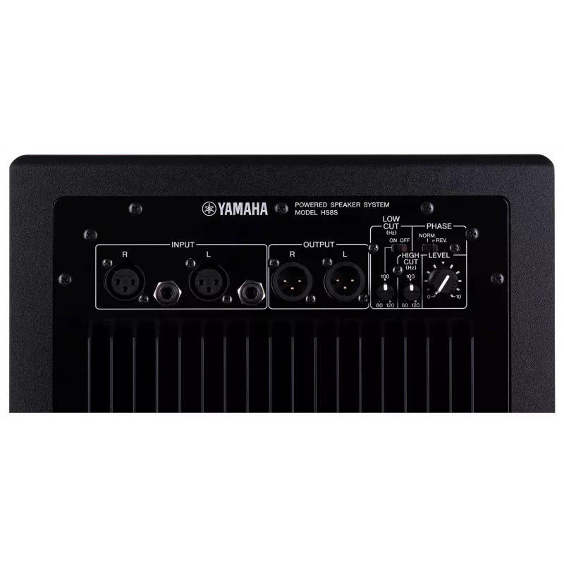 Yamaha HS8S juodas žemų dažnių garsiakalbis 150 W