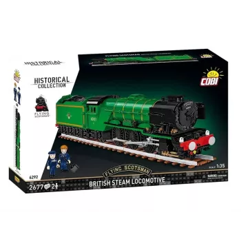 Cobi Statybiniai Blokeliai Traukinys Flying Scotsman modelis COBI-6292 1:48 mastelis, konstruktorius