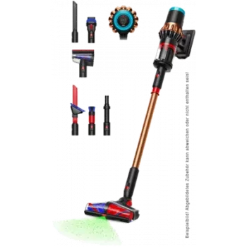 Dyson V16 Piston Animal belaidis dulkių siurblys su specialiu valymo rinkiniu (495948-01), matinė juoda/varinė