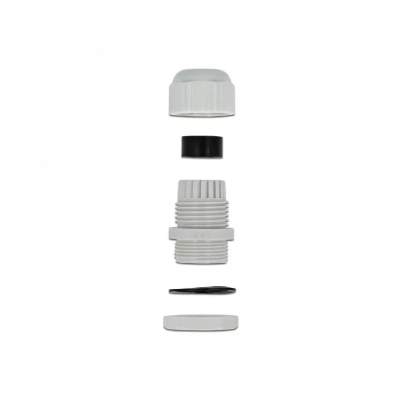 Kabelio įvadas DeLOCK 60193 pilkas plastikinis 10 vnt.