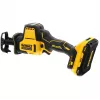 DeWALT DCS369NT-XJ stūmoklinis pjūklas 2800 smūgių/min Juoda, Geltona