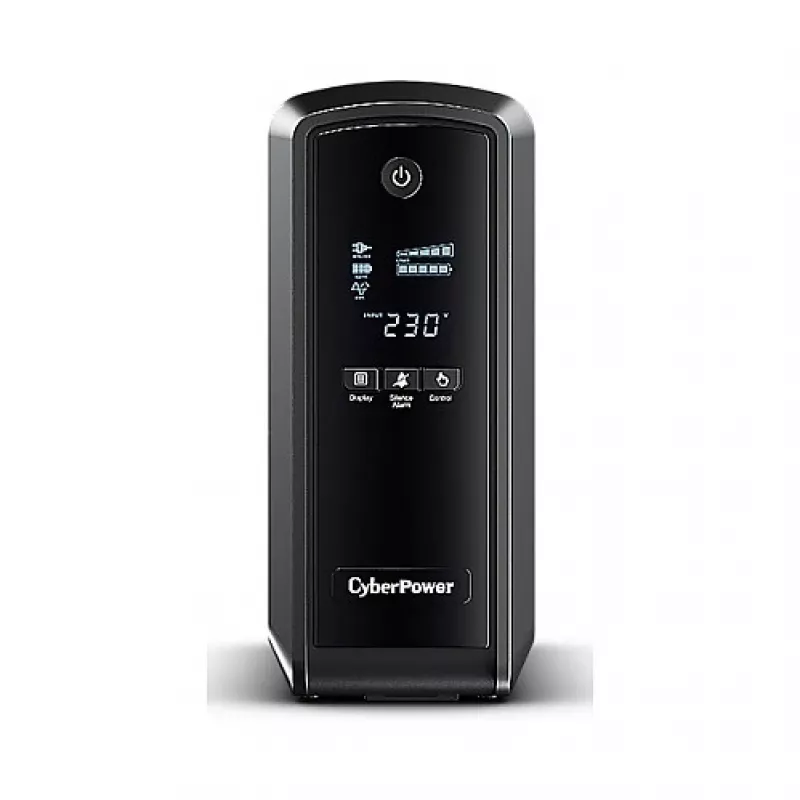 Nepertraukiamo maitinimo šaltinis CyberPower CP900EIPFCLCD, linijinis-interaktyvus, 0,9 kVA / 540 W, 6 lizdų