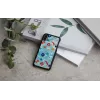 iKins apsauginis dėklas iPhone XS / XS Max juodas uolienų dizainas, apsauginis galinis dangtelis