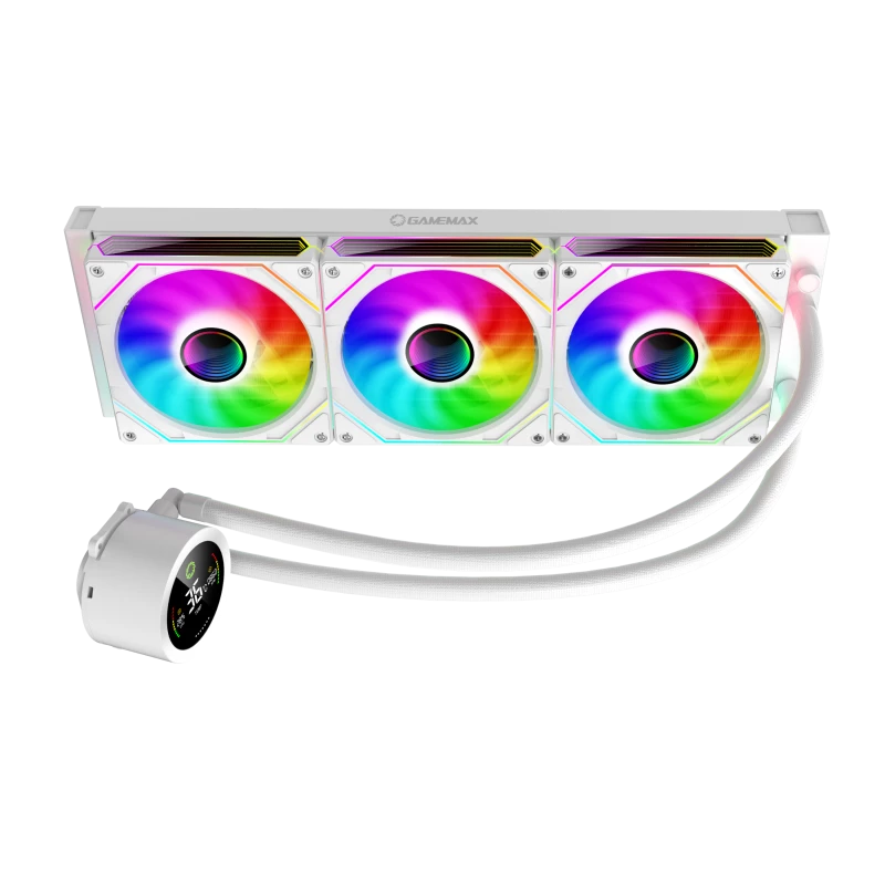 Gamemax ICEBURG 360 DIGITAL WH | Skysčio aušintuvas CPU | Baltas