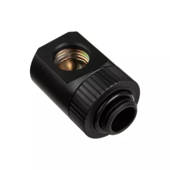 Adapterinis kampinis jungtis EK Water Blocks EK-Quantum Torque Rotary 90° Black 2.3 cm