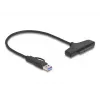 DeLOCK USB į SATA keitiklis 6 Gb/s USB Type-C Type-A 0,3m