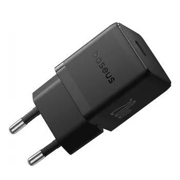 Sieninis įkroviklis Baseus Rychlon 20W – 1× USB-A, 1× USB-C, PD ir QC 3.0
