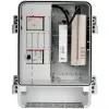 Axis T98A18-VE Media Converter Cabinet A - keitiklio korpusas - GigE - 10Base-T, 100Base-TX, 1000Base-X, 100Base-X - 2 prievadai - RJ-45 / SFP (mini-GBIC)