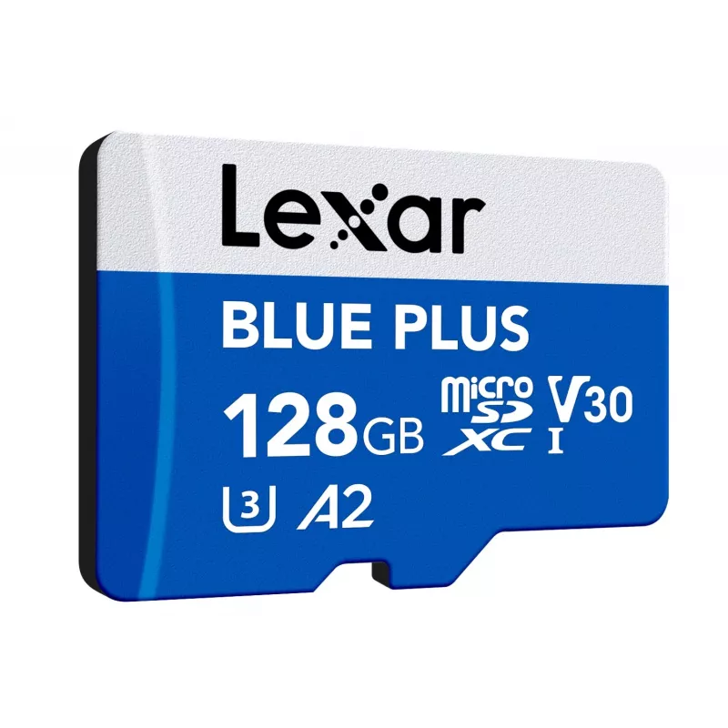 MicroSDXC atminties kortelė Lexar BLUE PLUS 128 GB UHS‑I U3 V30 170 MB/s