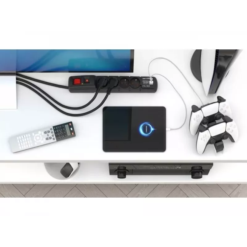 USB įkroviklis Acar F4 PD 3.0 QC 4 prievadai 3 m laidas