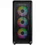 Kompiuterio korpusas Montech X5 Midi Tower Black ATX 3x140mm ventiliatoriai