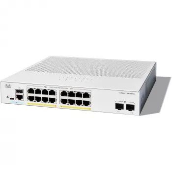 Valdomas jungiklis Cisco Catalyst 1300-16P-2G 16 prievadų GE PoE 2x1GE SFP