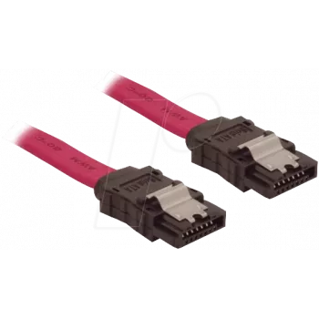 SATA kabelis S/CONN BS78241-1.0 1 m Vyriškas/Vyriškas Raudonas
