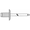 Aklina kniedė GESIPA 5x14 mm, aliumininis korpusas su plieniniu strypeliu, 250 vnt.