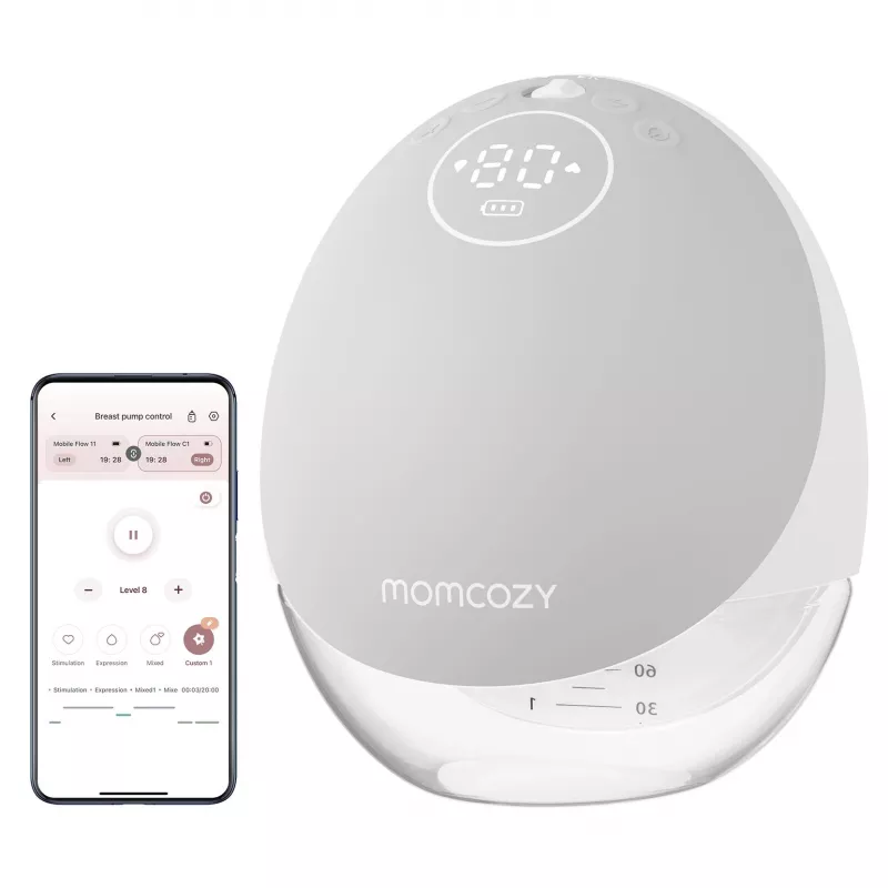Pieno siurblys Momcozy M9 vienvietis pilkas