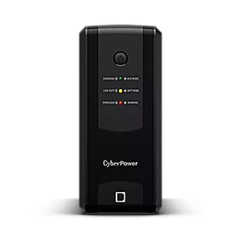 Nepertraukiamo maitinimo šaltinis CYBERPOWER UT1050EG-FR, linijinis-interaktyvus 1.05 kVA (630 W), 4x E tipo lizdai, AVR, USB, RJ-45