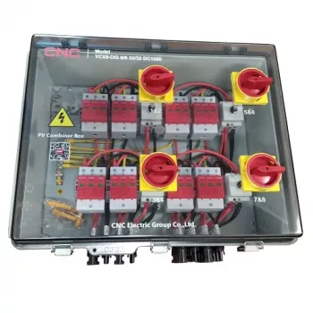 PV kombinatorinė dėžė CNC NV822331 DC 8 į 8 IP66