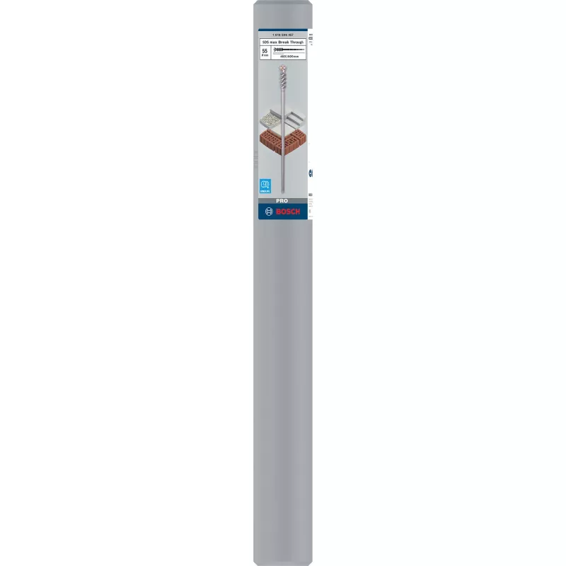 Bosch SDS max-9 BreakThrough gręžtuvas, 5,5 cm x 600 mm, skirtas plaktukiniams gręžtuvams