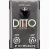 Vokalinis looperis TC-Helicon Ditto Mic Looper su mikrofono įėjimu (000-DDU01-00010)