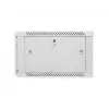 Lanberg sieninis montažinis 19 colių 6U 600x600 mm spintos korpusas pilkas (stiklinės durys)