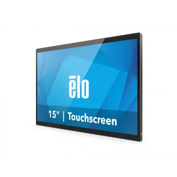 Elo 1504LS 38,1 cm (15'') jutiklinis monitorius, projekcinis talpinis, 10 taškų, Full HD, USB-C, pilnas komplektas, pilka