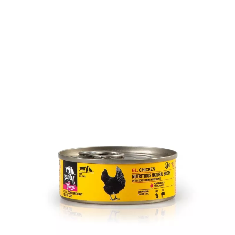3Coty Chicken Cheers! papildomas šlapias maistas katėms 75 g