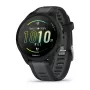 Garmin Forerunner 165 Music – Juodas – Sportinis laikrodis su silikoniniu dirželiu – Pelenų pilka – Riešo dydis: 126-203 mm – Ekranas 3 cm (1,2 colio) (010-02863-30)