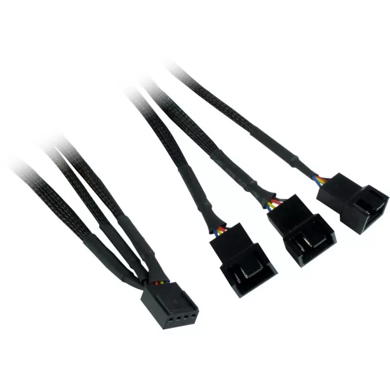 INTER-TECH Argus RGB ventiliatorių rinkinys RS-06 120mm 3 vnt. Balti ARGB su valdikliu