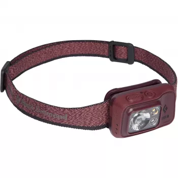 Priekinė galvos lemputė Black Diamond Spot 400-R — 400 lm, IP67, USB įkraunama, 1500 mAh Li‑Ion, 100 m spindulys, 73 g