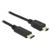 USB kabelis DeLOCK 2m USB 2.0-C Mini-USB B 83336