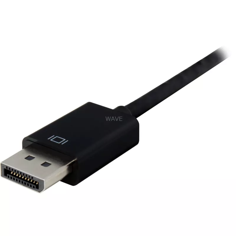 SHARKOON DisplayPort 1.2 > DVI24+1 keitiklis, juodas, 15 cm