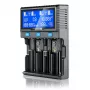 everActive UC-4200 universalus akumuliatorių kroviklis 12V 3A, palaiko AA/AAA/C/9V, 4 ląstelės, juodas, su ekranu